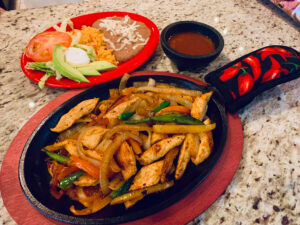 Chicken Fajitas with your choice of corn or flour tortillas